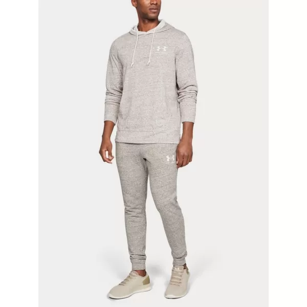  Pánské tepláky UNDER ARMOUR SPORTSTYLE TERRY JOGGER 1329289-112 BÍLÁ 