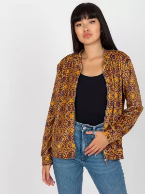 Dámská mikina RUE PARIS RV-BL-8185.86 DARK YELLOW