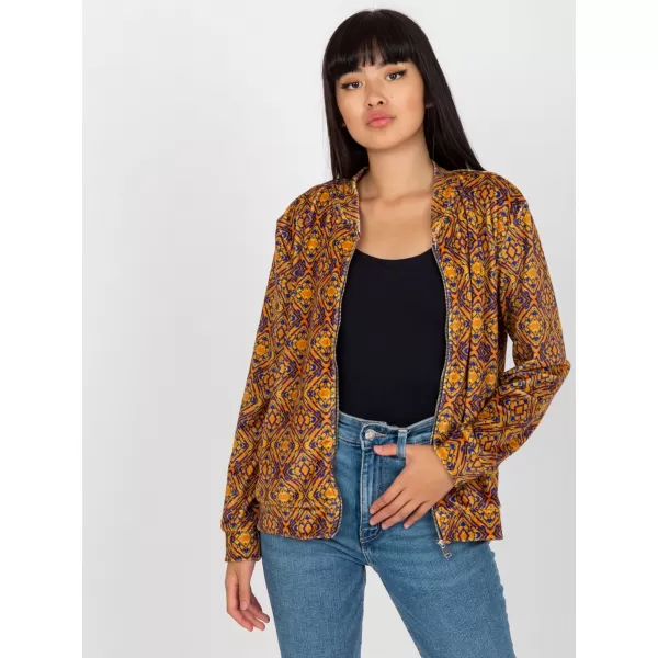  Dámská mikina RUE PARIS RV-BL-8185.86 DARK YELLOW 