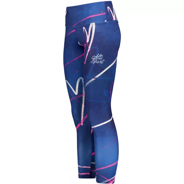  Dámské dlouhé legíny premium (nové velikosti) ALTISPORT VOJ/ALW082LEG05 TMAVĚ MODRÁ 