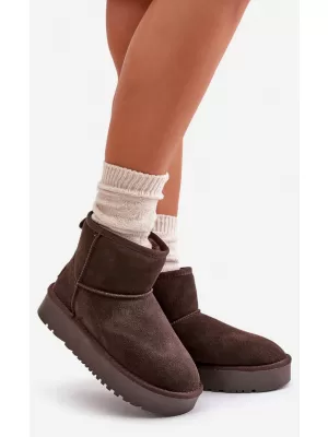 Dámské sněhule BOTO NN605 BROWN
