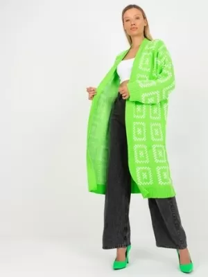 Dámský svetr RUE PARIS LC-SW-0296.08P FLUO GREEN