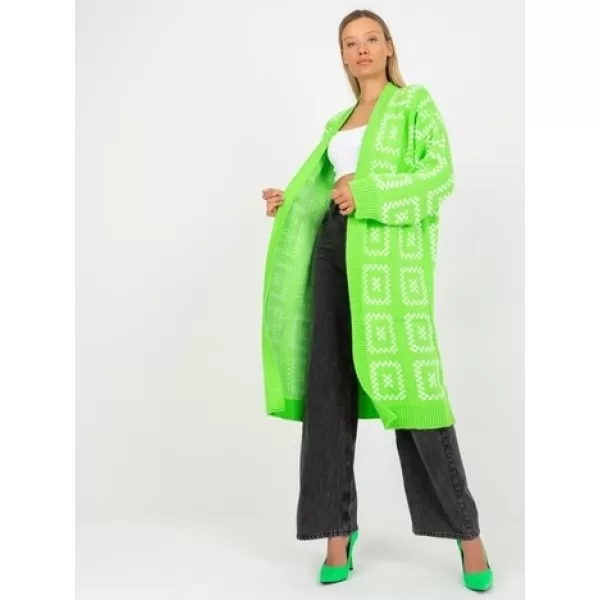  Dámský svetr RUE PARIS LC-SW-0296.08P FLUO GREEN 
