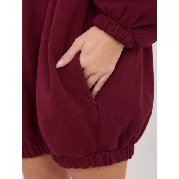  Dámská mikina FACTORY PRICE WT-BL-A1461.70 BURGUNDY 