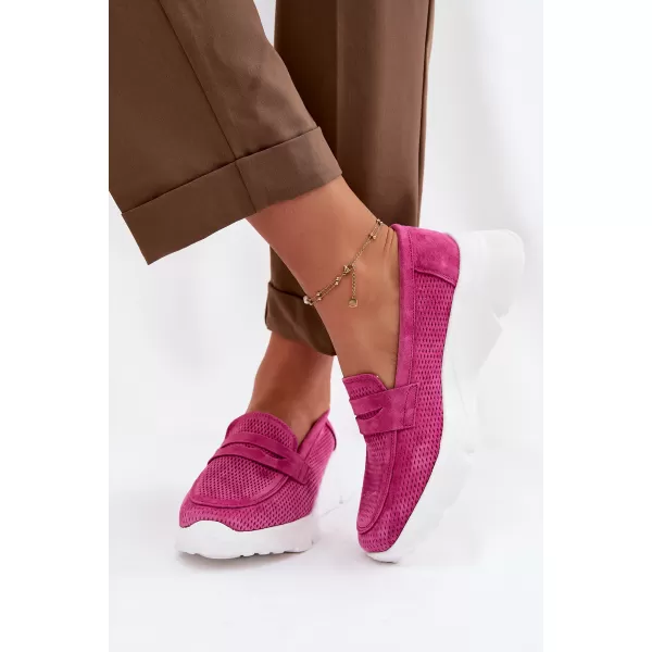  Dámské mokasíny VINCEZA 79626 FUCHSIA 