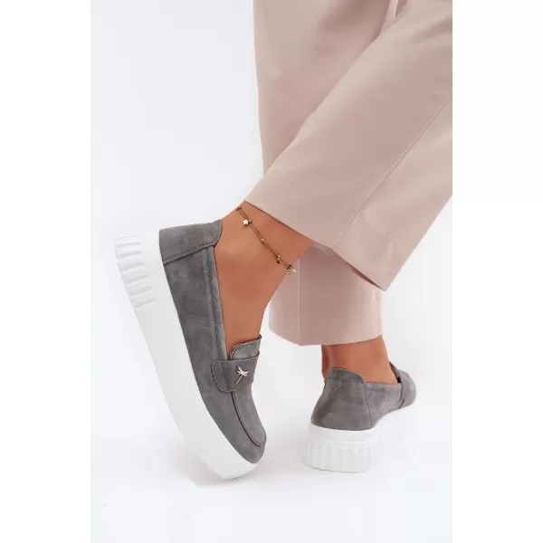  Dámské polobotky VINCEZA 93218 GREY 