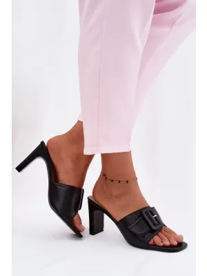 Dámské pantofle VINCEZA 22-20159 BLACK