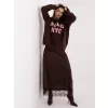 Dámská mikina FACTORY PRICE MJ-BL-H2501.75 DARK BROWN