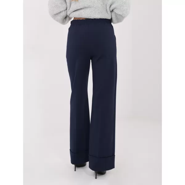  Dámské kalhoty RUE PARIS IT-SP-FL9877.64 NAVY 