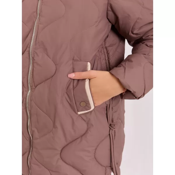  Dámská bunda FACTORY PRICE MBM-KR-2319.32 BROWN 