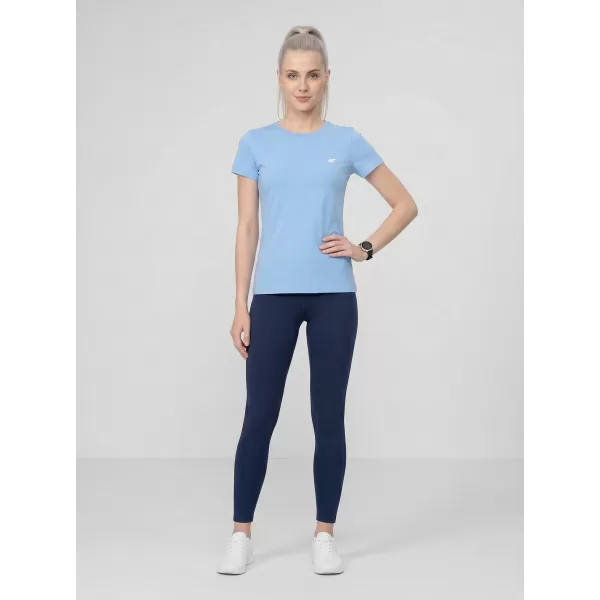  Dámské triko 4F 4FWAW25TFTSF1527 LIGHT BLUE 