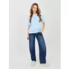 Dámské triko RUE PARIS RV-BZ-A1184.21 LIGHT BLUE