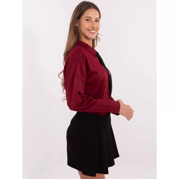  Dámská košile ITALY MODA DHJ-KS-9213.86 BURGUNDY 