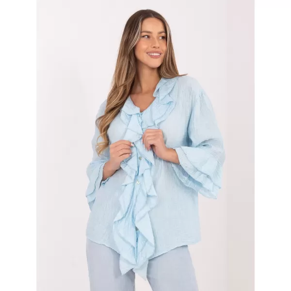  Dámská halenka ITALY MODA IT-KS-81863.11P LIGHT BLUE 