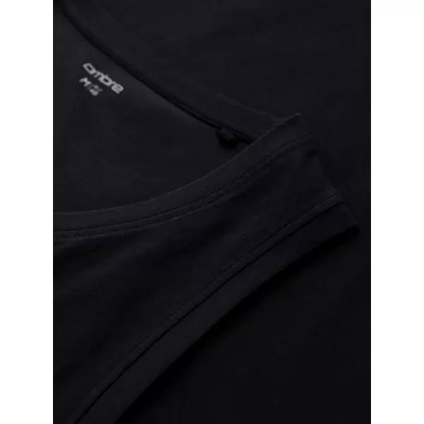  Pánské tílko OMBRE OM-TSBT-0272 BLACK 