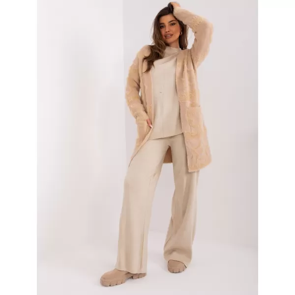  Dámský svetr WOOL FASHION ITALIA AT-SW-234503.00P BEIGE 