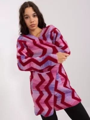 Dámský svetr WOOL FASHION ITALIA AT-SW-234701.34 PINK