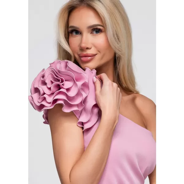  Dámské šaty LARICA LA-OM-DLR377 PINK 