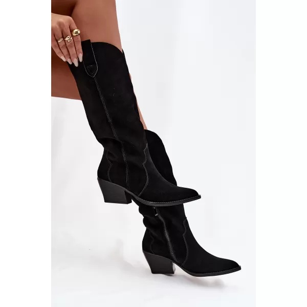  Dámské kozačky BOTO 6396 BLACK 