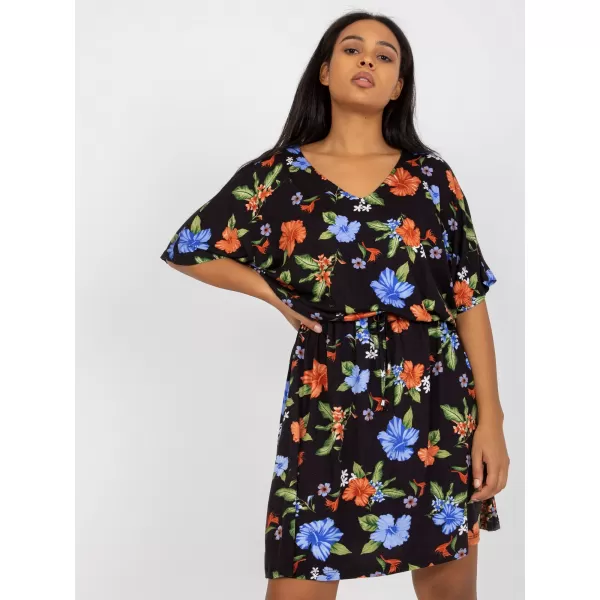  Dámské šaty RELEVANCE RV-SK-8078.80 BLACK AND BLUE 