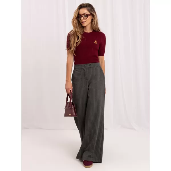  Dámský svetr ITALY MODA IR-SW-QF1868.86 BURGUNDY 