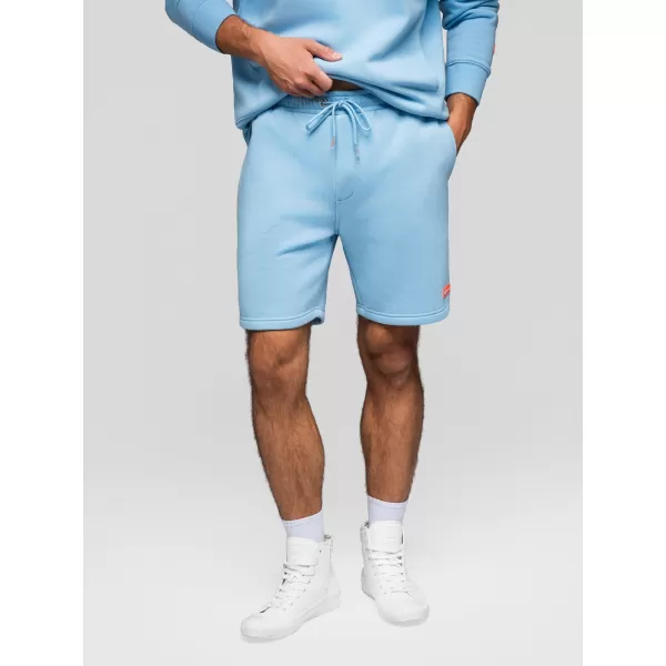  Pánský set kraťas OMBRE Z129 LIGHT BLUE/LIGHT PURPLE 