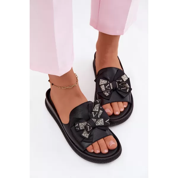  Dámské pantofle S.BARSKI KV61-6061 BLACK 