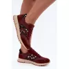 Dámské tenisky D&A GR62-6015 BURGUNDY
