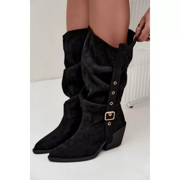  Dámské kozačky BOTO CLS-626 BLACK 