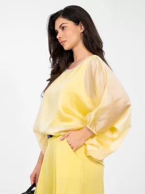 Dámská halenka ITALY MODA IT-BZ-18868.81 YELLOW