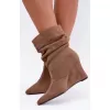 Dámské kotníkové boty BOTO D-273 BEIGE