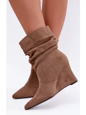 Dámské kotníkové boty BOTO D-273 BEIGE