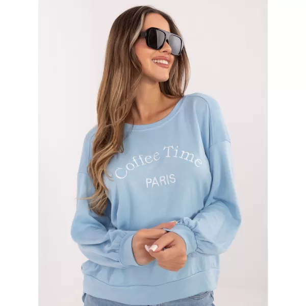  Dámská mikina RUE PARIS RV-BL-A1220.11 LIGHT BLUE 