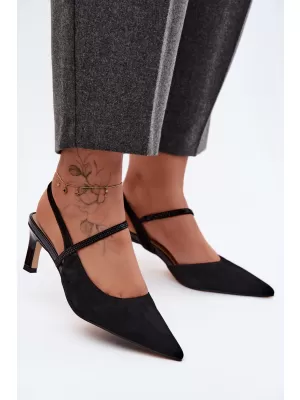 Dámské sandály D&A CR61-3048 BLACK