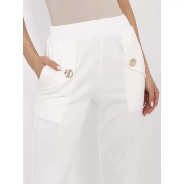  Dámské kalhoty ITALY MODA DHJ-SP-20518.12 ECRU 