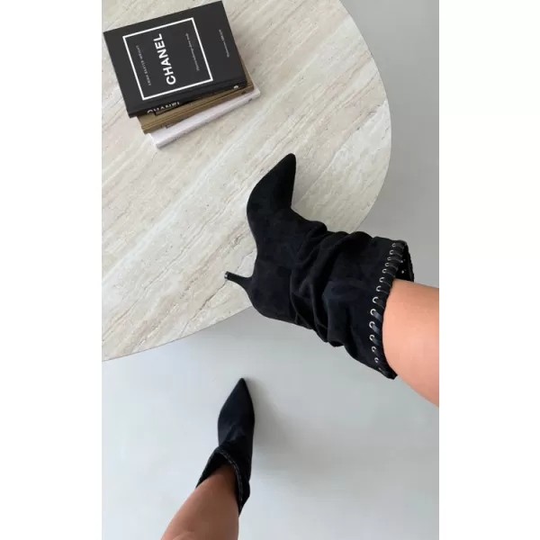  Dámské kotníkové boty BOTO 2568A BLACK 