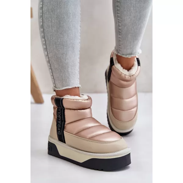 Dámské sněhule D.FRANKLIN DFSH371010 BEIGE 