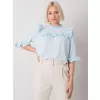 Dámská halenka RUE PARIS CHA-BZ-3312.30 LIGHT BLUE