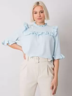 Dámská halenka RUE PARIS CHA-BZ-3312.30 LIGHT BLUE