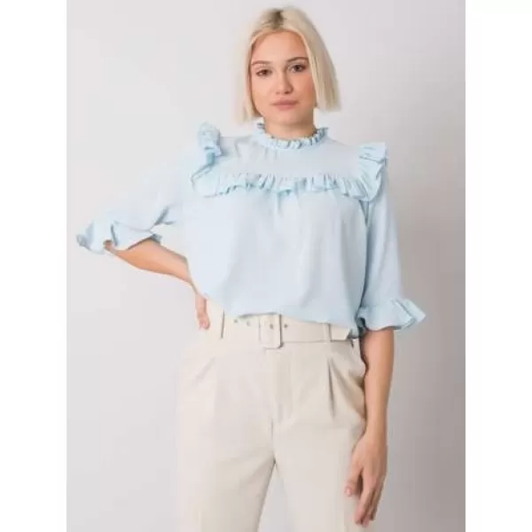  Dámská halenka RUE PARIS CHA-BZ-3312.30 LIGHT BLUE 