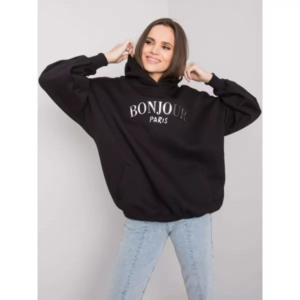  Dámská mikina RUE PARIS RV-BL-7357.35X NOIRE 