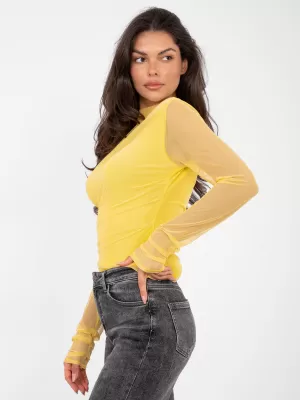 Dámská halenka FACTORY PRICE IT-BZ-21830.04 YELLOW