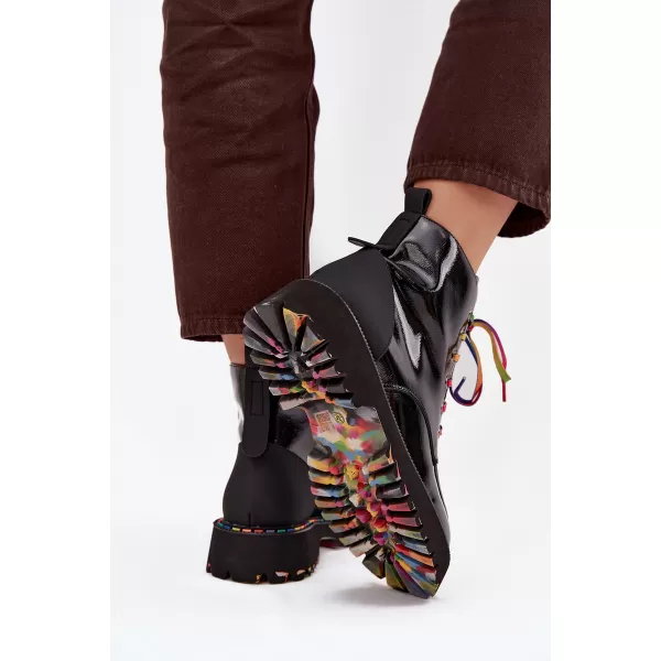  Dámské kotníkové boty ARTIKER 57C0064 BLACK 