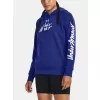 Dámská mikina UNDER ARMOUR UA RIVAL FLEECE GRAPHIC HDY 1379609-400 MODRÁ