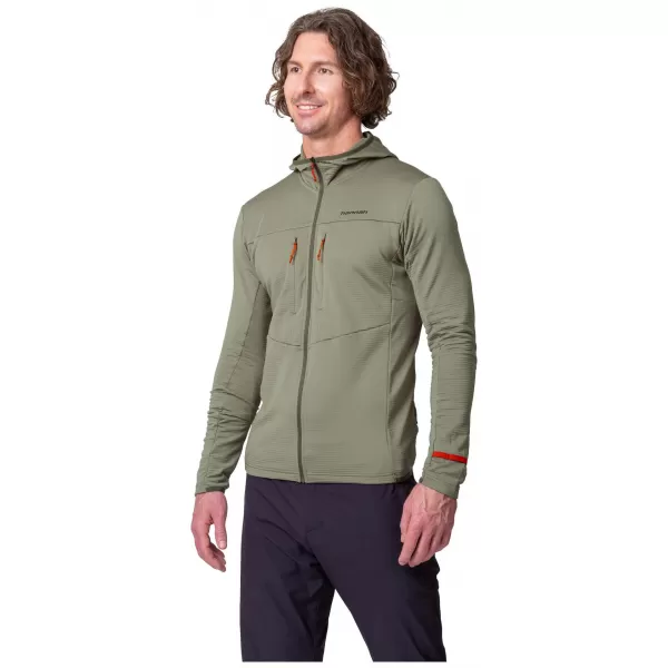  Pánská mikina HANNAH NIRON HOODY DEEP LICHEN GREEN 
