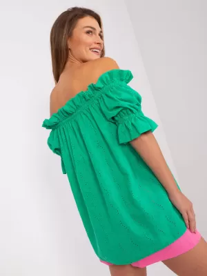 Dámská halenka LAKERTA LK-BZ-509355.68P GREEN