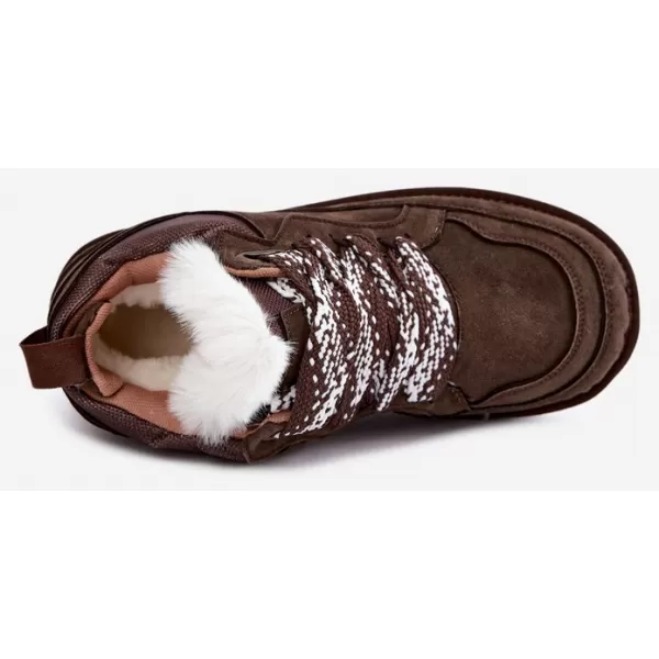  Dámské sněhule VINCEZA 97974 CHOCOLATE 