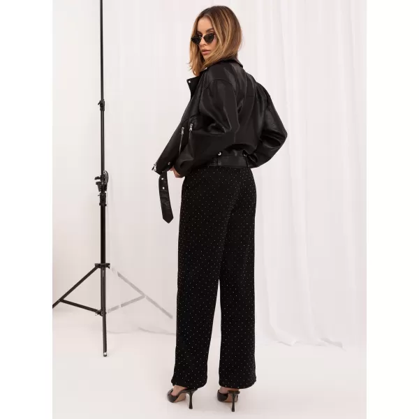  Dámské tepláky ITALY MODA IR-SP-YV5504.66 BLACK 