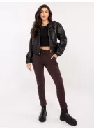 Dámské tepláky BASIC FEEL GOOD RV-DR-3589.05X DARK BROWN