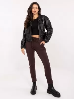 Dámské tepláky BASIC FEEL GOOD RV-DR-3589.05X DARK BROWN